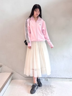 「アイテム（スカート）」を使った、SNIDELさん（レディース・174cm）の秋コーディネート