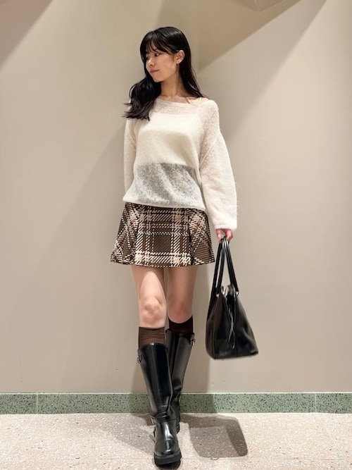 シアーモヘヤルーズプルオーバー（ニット/セーター）｜SNIDEL