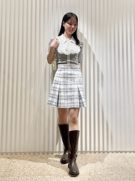 「SNIDEL（スナイデル）のアイテム（スカート）」を使った、SNIDELさん（レディース・160cm）の春コーディネート