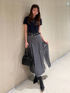 「SNIDEL（スナイデル）のアイテム（トップス）」を使った、SNIDELさん（レディース・167cm）の夏コーディネート