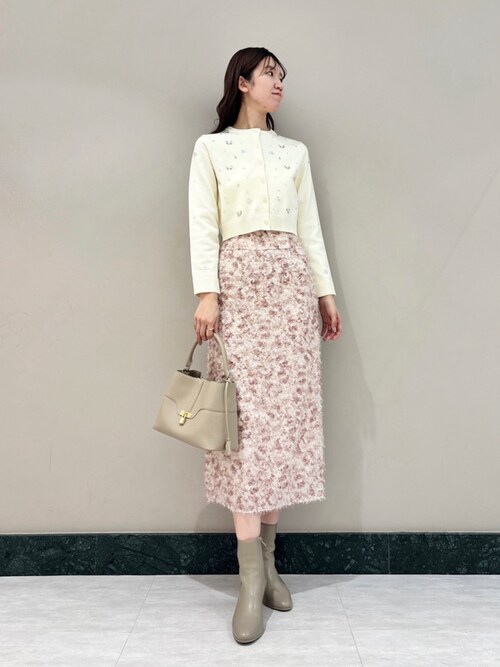 フェザージャガードプリントスカート