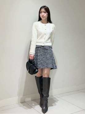 「SNIDEL（スナイデル）のアイテム（トップス）」を使った、SNIDELさん（レディース・155cm）の冬コーディネート