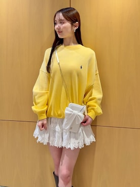 「SNIDEL（スナイデル）のアイテム（パンツ）」を使った、SNIDELさん（レディース・160cm）の春コーディネート