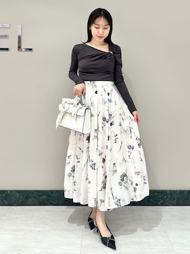 「SNIDEL（スナイデル）のアイテム（バッグ）」を使った、SNIDELさん（レディース・162cm）の冬コーディネート