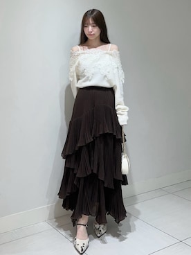 「SNIDEL（スナイデル）のアイテム（シューズ）」を使った、SNIDELさん（レディース・155cm）の秋コーディネート