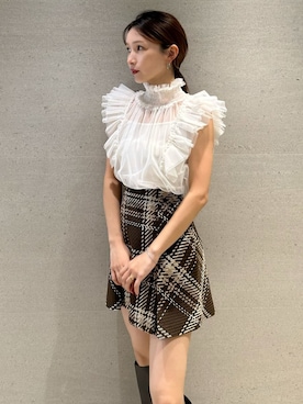 「Chacott（チャコット）のアイテム」を使った、SNIDELさん（レディース・159cm）の秋コーディネート