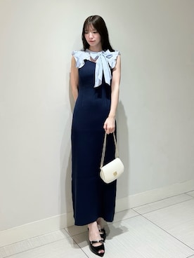 「SNIDEL（スナイデル）のアイテム（バッグ）」を使った、SNIDELさん（レディース・155cm）の夏コーディネート