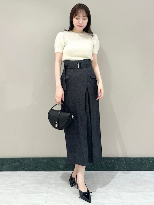 ベルトデザインタイトスカート（スカート）｜SNIDEL（スナイデル）の