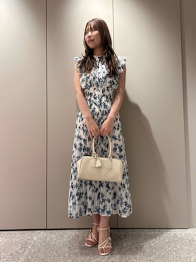 「SNIDEL（スナイデル）のアイテム（ワンピース/ドレス）」を使った、SNIDELさん（レディース・161cm）の春コーディネート