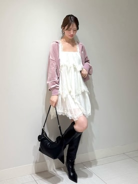 「SNIDEL（スナイデル）のアイテム（アクセサリー）」を使った、SNIDELさん（レディース・162cm）の秋コーディネート