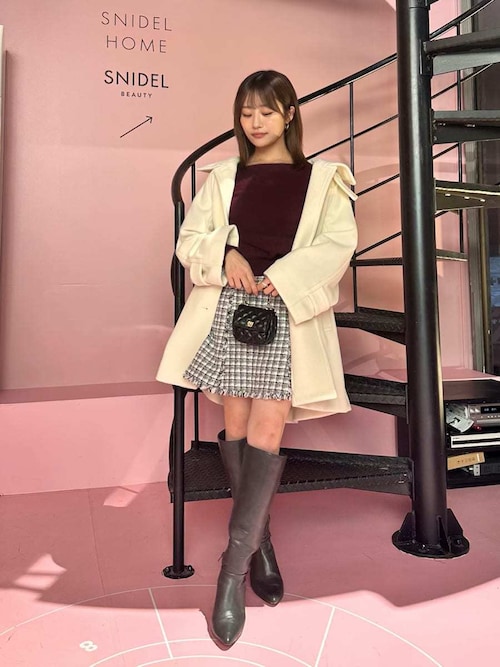 ツイードミニスカート（スカート）｜SNIDEL（スナイデル）の