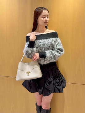 「SNIDEL（スナイデル）のアイテム（トップス）」を使った、SNIDELさん（レディース・160cm）の冬コーディネート