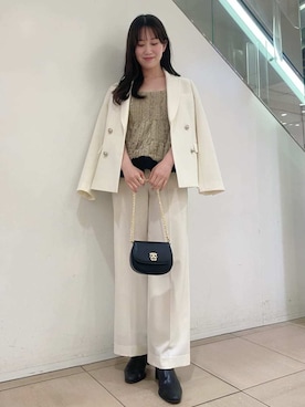 SNIDELさん（レディース・158cm）の冬コーディネート