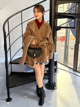 SNIDELさん（レディース・153cm）の冬コーディネート