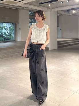 「SNIDEL（スナイデル）のアイテム」を使った、SNIDELさん（レディース・162cm）の夏コーディネート
