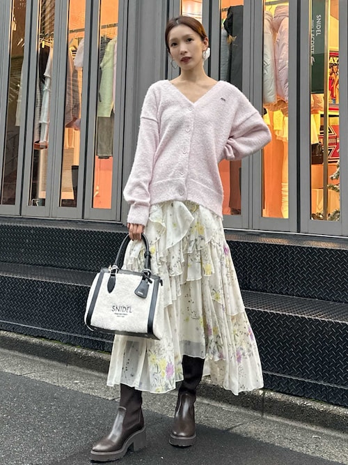 LACOSTE/ラメニットカーディガン（カーディガン/ボレロ）｜SNIDEL