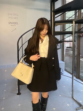 SNIDELさん(レディース・155cm)の冬コーディネート