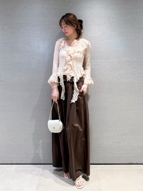 カットレースフリルプルオーバー（Tシャツ/カットソー）｜SNIDEL