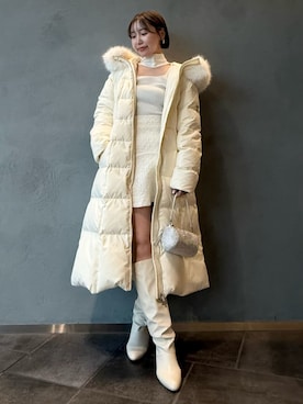 SNIDELさん（レディース・154cm）の冬コーディネート