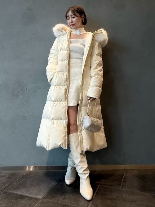 セール】【00サイズあり】スタイルアップフレンチダウンロングコート