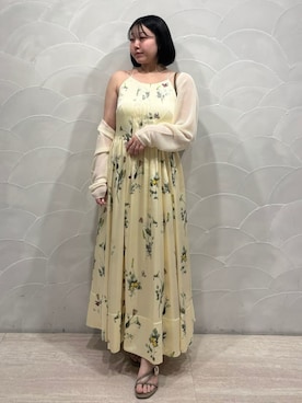 「SNIDEL（スナイデル）のアイテム（ワンピース/ドレス）」を使った、SNIDELさん（レディース・153cm）の春コーディネート