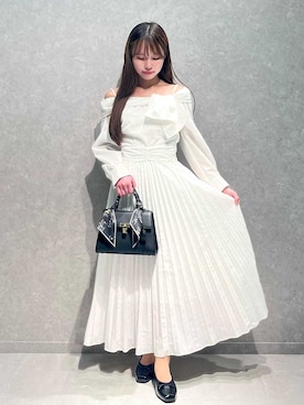 「SNIDEL（スナイデル）のアイテム（バッグ）」を使った、SNIDELさん（レディース・155cm）の春コーディネート