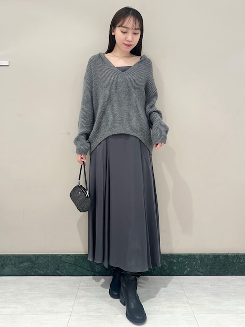 セール】キーネックニットセットキャミワンピース（ワンピース