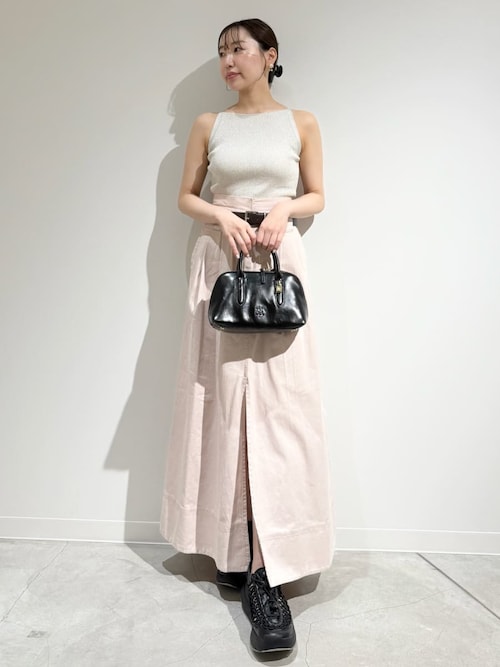 SNIDEL スナイデル　チノワイドスカート　ベージュ　Sサイズ 0 チノワイドスカート | スナイデル(SNIDEL) | マルイウェブチャネル