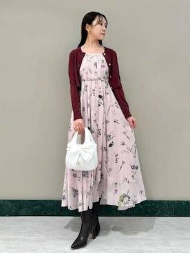 SNIDELさん（レディース・159cm）の冬コーディネート