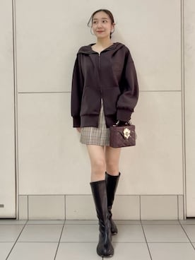 「SNIDEL（スナイデル）のアイテム（トップス）」を使った、SNIDELさん（レディース・165cm）の秋コーディネート