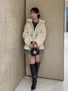 「SNIDEL（スナイデル）のアイテム（トップス）」を使った、SNIDELさん（レディース・155cm）の秋コーディネート