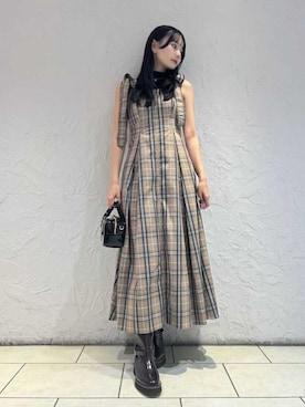 SNIDELさん（レディース・163cm）の夏コーディネート