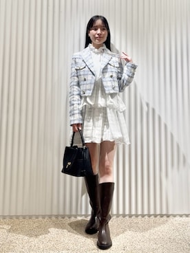 「SNIDEL（スナイデル）のアイテム（バッグ）」を使った、SNIDELさん（レディース・160cm）の春コーディネート