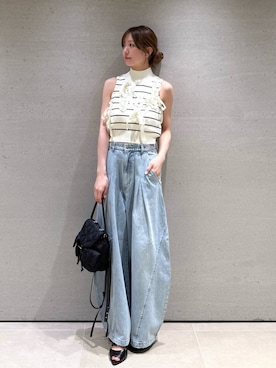 「SNIDEL（スナイデル）のアイテム」を使った、SNIDELさん（レディース・162cm）の夏コーディネート