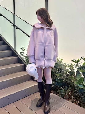 「SNIDEL（スナイデル）のアイテム（パンツ）」を使った、SNIDELさん（レディース・160cm）の春コーディネート