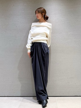 「肌見せ」｜SNIDELさん（レディース・162cm）の秋コーディネート