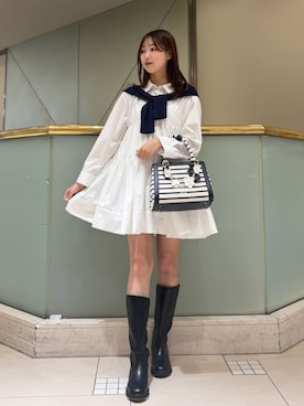 「SNIDEL（スナイデル）のアイテム（財布/小物）」を使った、SNIDELさん（レディース・160cm）の春コーディネート