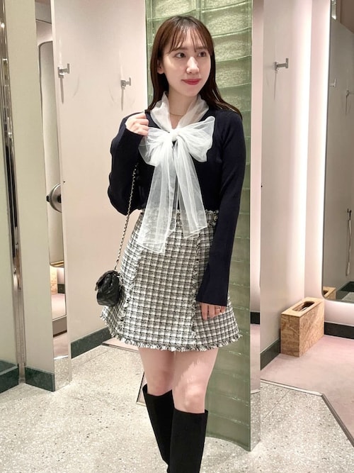 ニュアンスリボンニットプルオーバー（ニット/セーター）｜SNIDEL