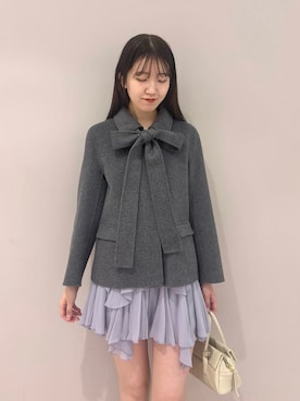 「アイテム（テーラードジャケット）」を使った、SNIDELさん（レディース・174cm）の秋コーディネート