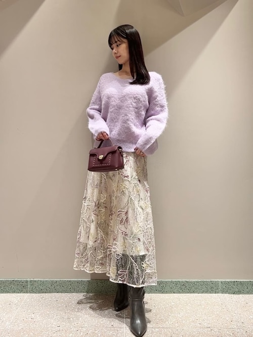 フィットロングブーツ（ブーツ）｜SNIDEL（スナイデル）のファッション