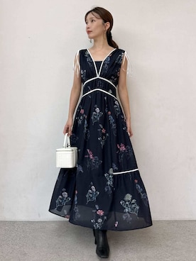 SNIDELさん（レディース・159cm）の夏コーディネート