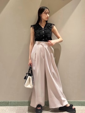 SNIDELさん（レディース・163cm）の夏コーディネート