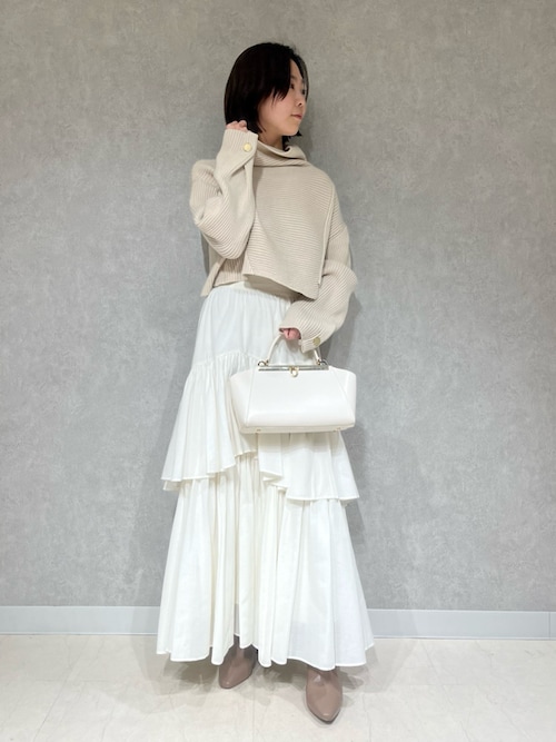 美品 DES PRESデプレ アシメントリーリブニットワンピース 定価3.3万 美品 DES PRESデプレ アシメントリーリブニットワンピース 定価