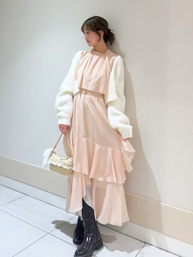 SNIDELさん（レディース・162cm）の冬コーディネート