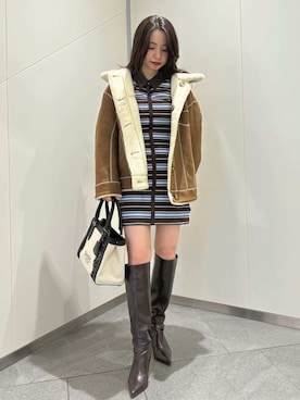 「アイテム（イヤリング、その他）」を使った、SNIDELさん（レディース・152cm）の秋コーディネート