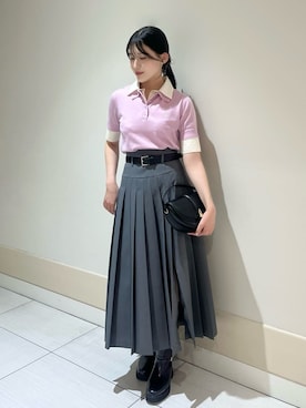 「骨格ナチュラル」｜SNIDELさん（レディース・158cm）の夏コーディネート