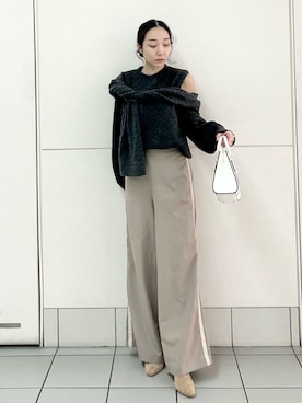 SNIDELさん（レディース・165cm）の冬コーディネート