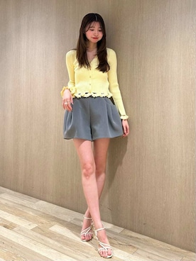 「SNIDEL（スナイデル）のアイテム（パンツ）」を使った、SNIDELさん（レディース・167cm）の春コーディネート