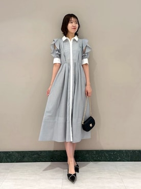 「SNIDEL（スナイデル）のアイテム（ワンピース/ドレス）」を使った、SNIDELさん（レディース・174cm）の春コーディネート