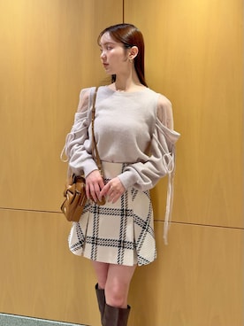 SNIDELさん（レディース・160cm）の冬コーディネート